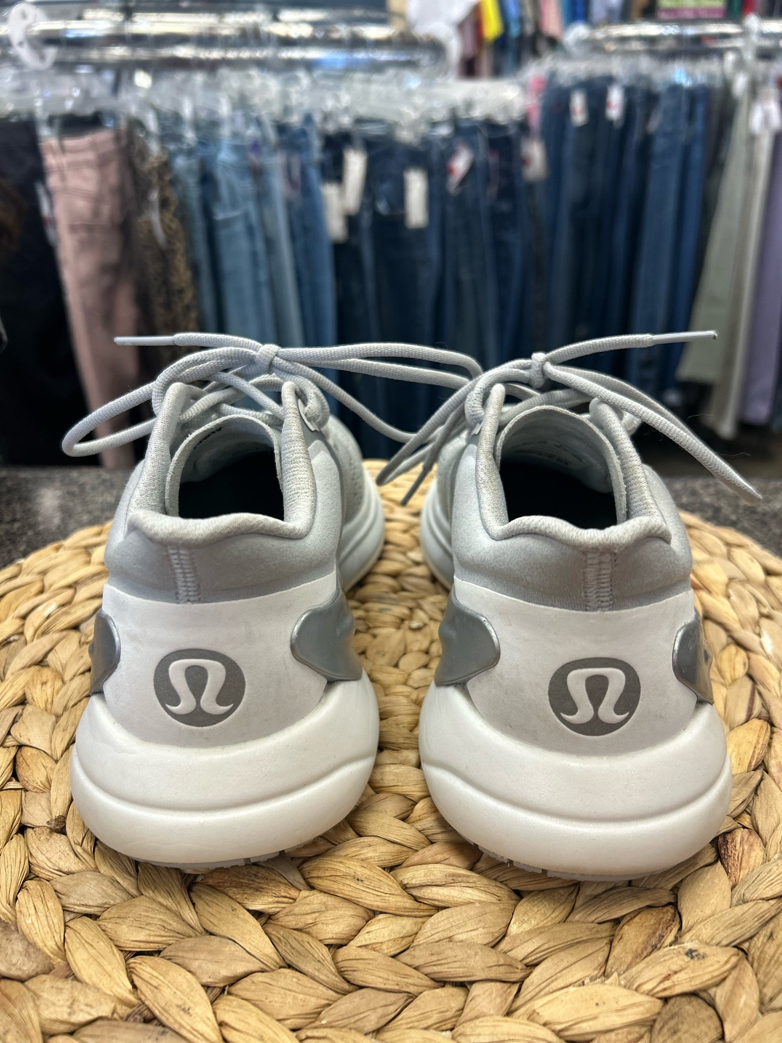 Pre-owned Lululemon Gray Size 7 Designer Sneaker