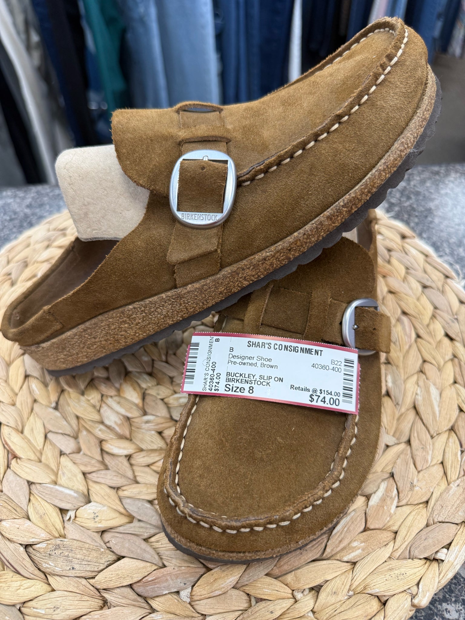 Pre-owned BIRKENSTOCK Brown Size 8 Designer Shoe