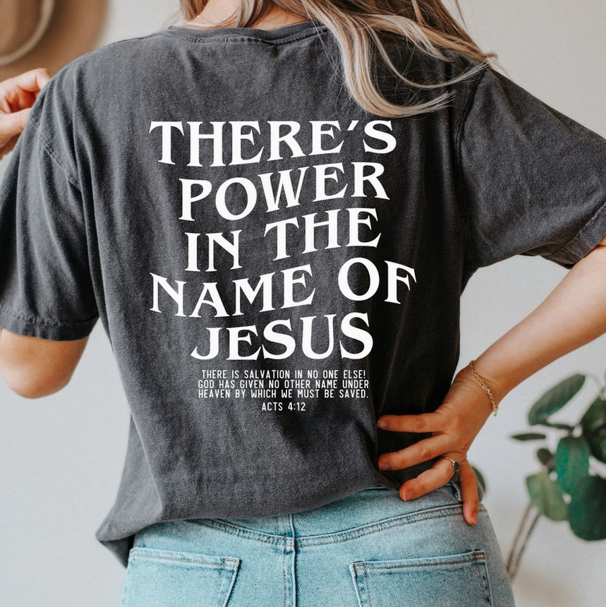 New Faith and Life Charcoal Size S Short Sleeve Tee