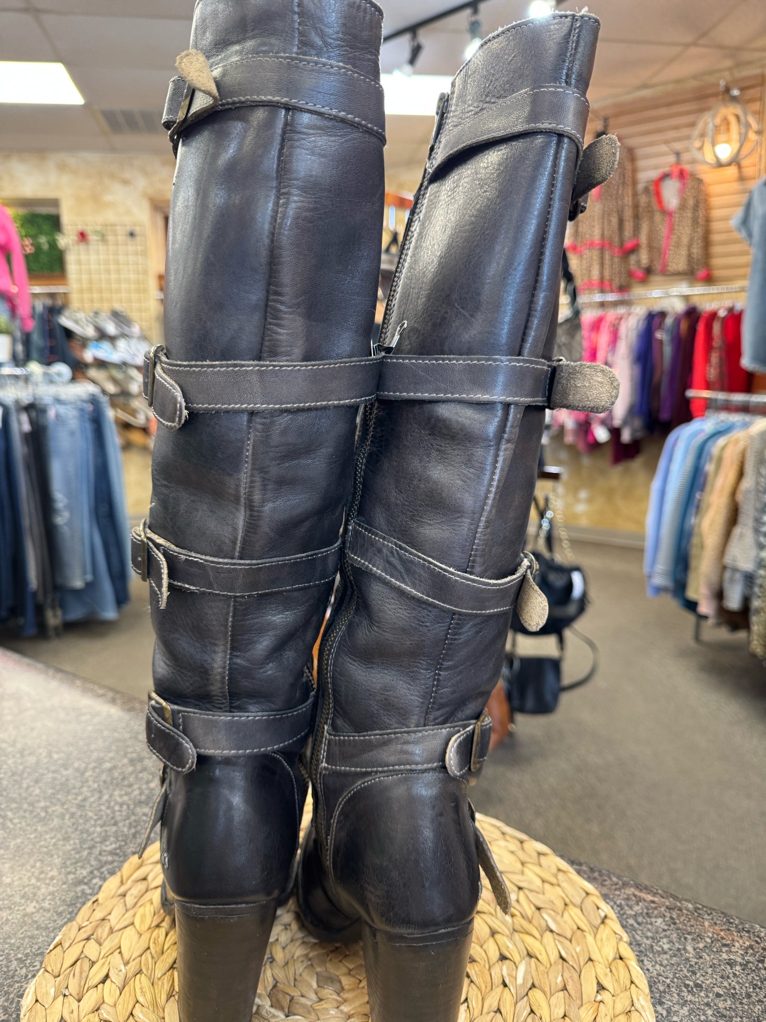 Pre-owned BED STU Black Size 7.5 Designer Boot