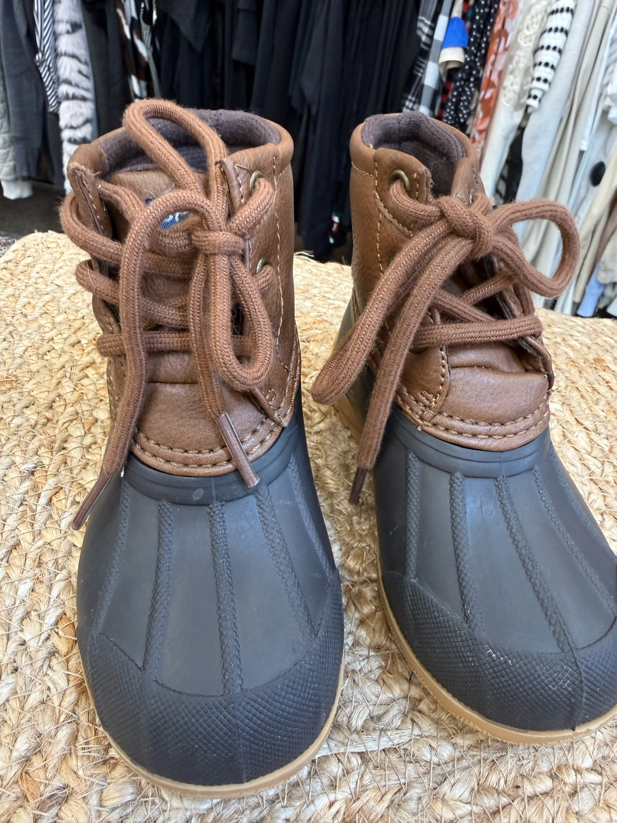 Pre-owned SPERRY Brown C-SIZE 6 Boys Boots
