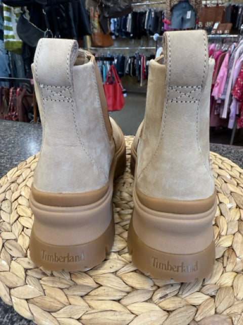 New  Without Tag TIMBERLAND Tan Size 7.5 Designer Bootie