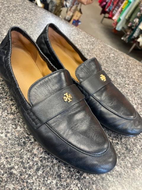 Pre-owned TORY BURCH Black SHOE SIZE 8 Designer Shoe