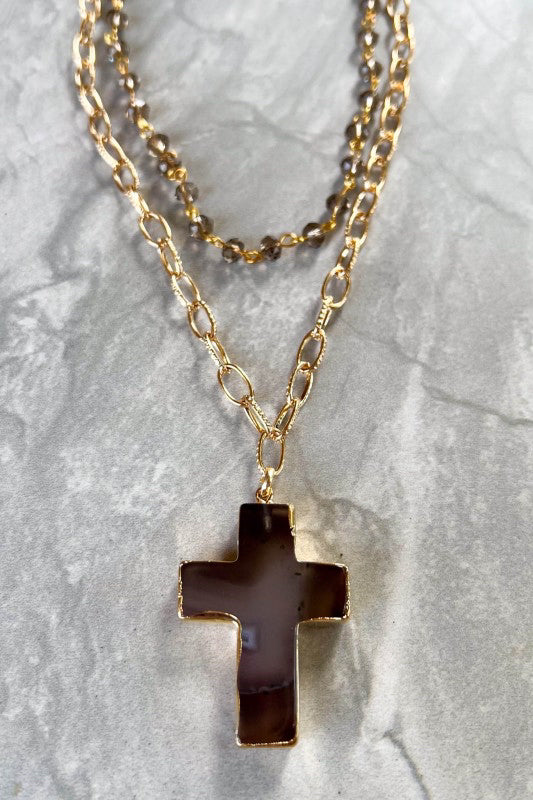 New with Tag DYLAN Purple Gold Necklace