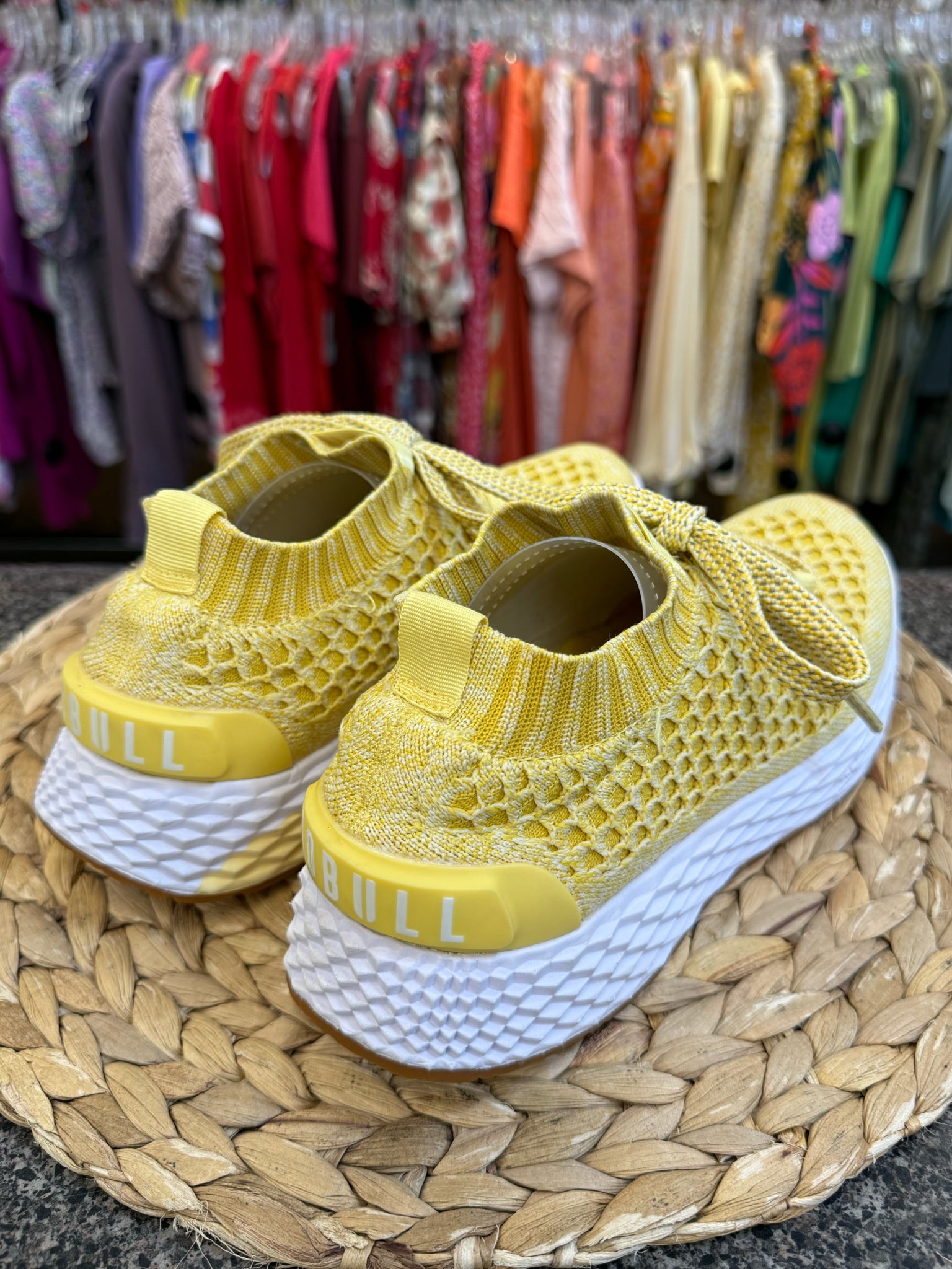 Pre-owned No Bull Yellow Size 6.5 Sneaker