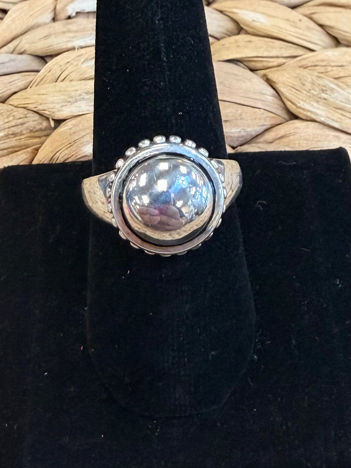 Pre-owned BRIGHTON Silver Ring Size 8.5 Designer Ring