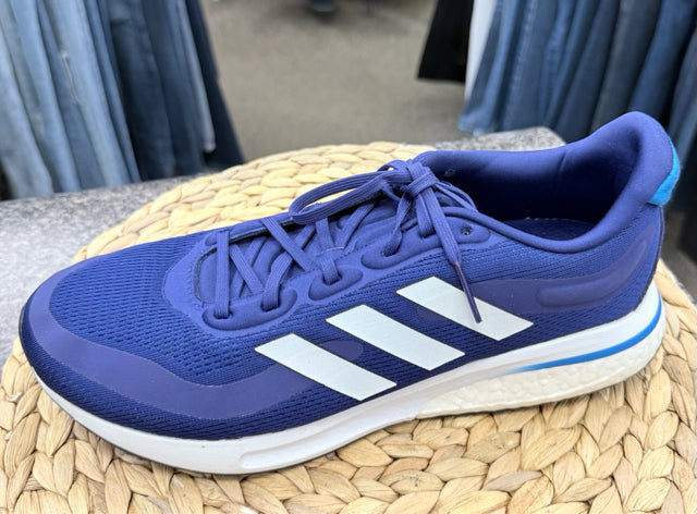 Pre-owned ADIDAS Blue White SHOE SIZE 10 MENS Sneakers