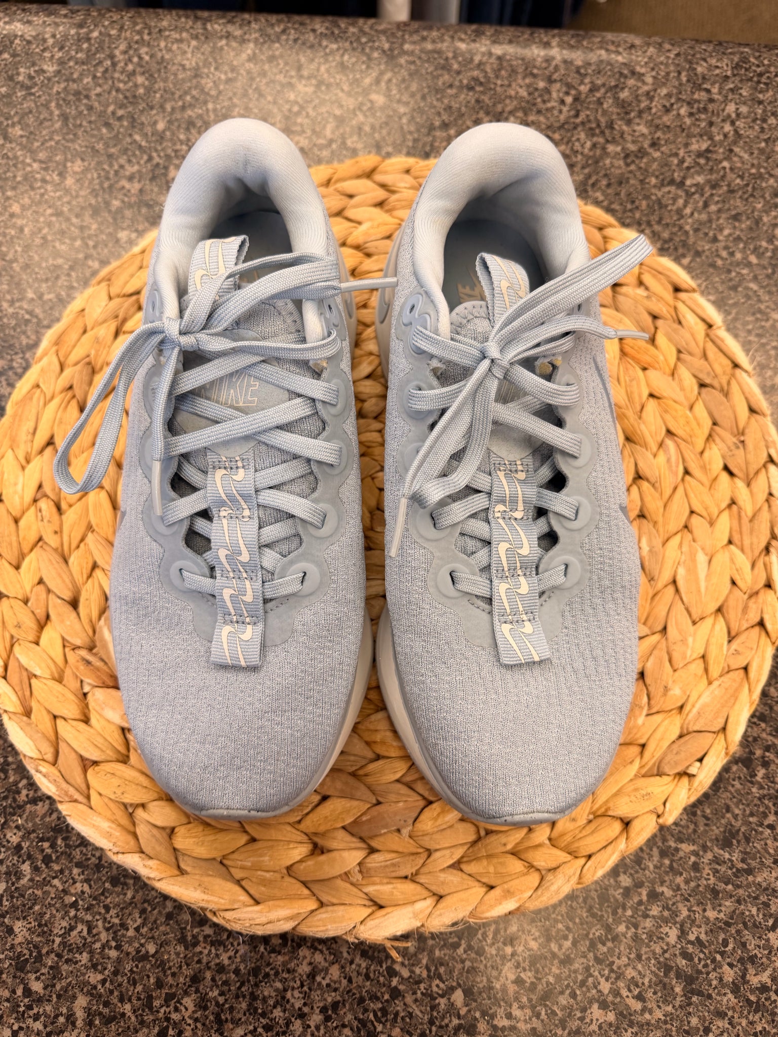 Pre-owned NIKE Blue Size 7 Designer Sneaker