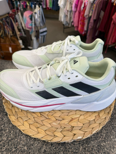 Pre-owned ADIDAS White Mint Trim SHOE SIZE 13 MENS Designer Sneaker