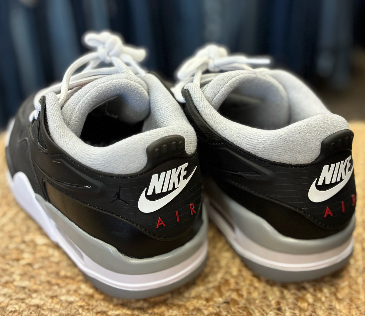 Pre-owned Nike Air Jordan Black White Trim SHOE SIZE 8 MENS Designer Sneaker