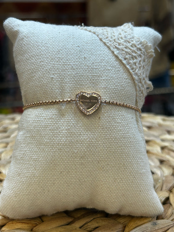 Pre-owned MICHAEL KORS Gold Designer Bracelet
