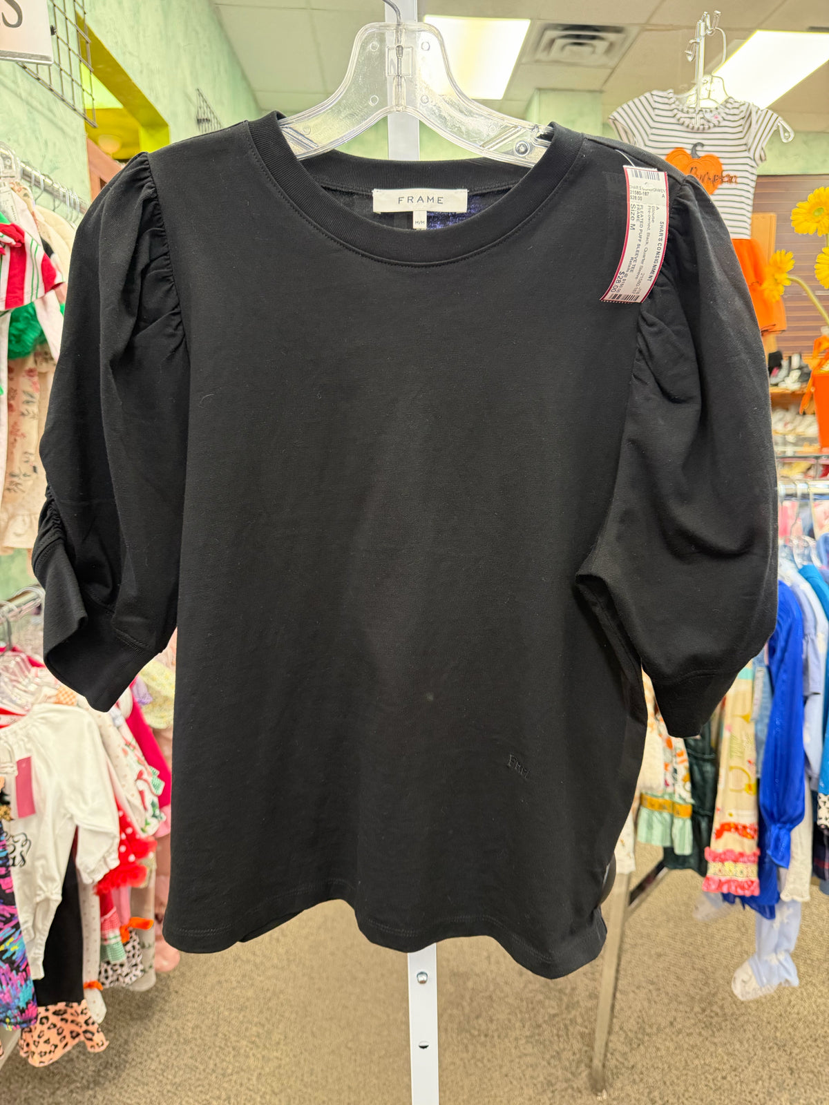 Pre-owned FRAME Black Size: M Quarter Sleeve Blouse