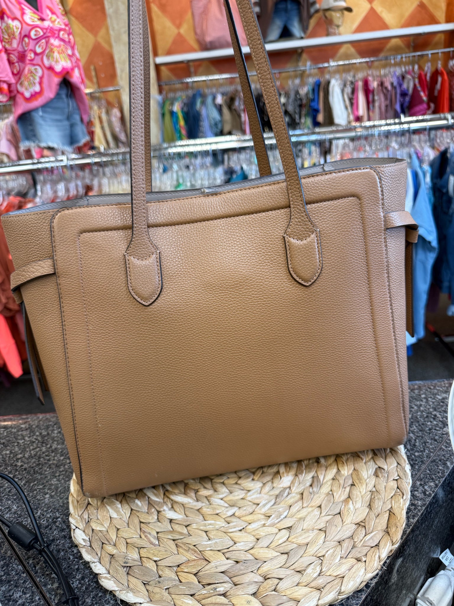 Pre-owned KATE SPADE Light brown Shoulder Designer Purse