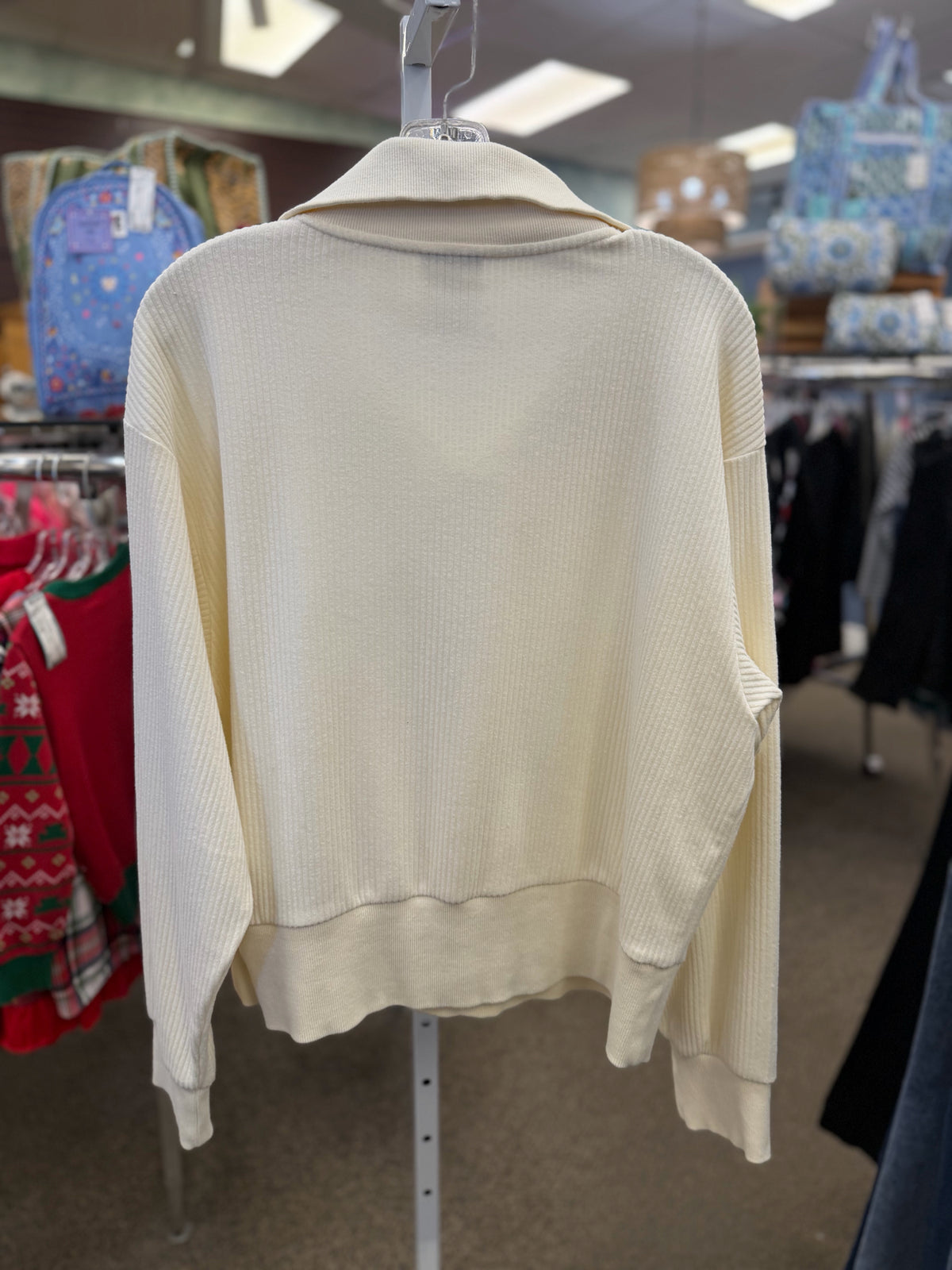 Pre-owned VARLEY Off white Size: L Long Sleeve Designer Pullover