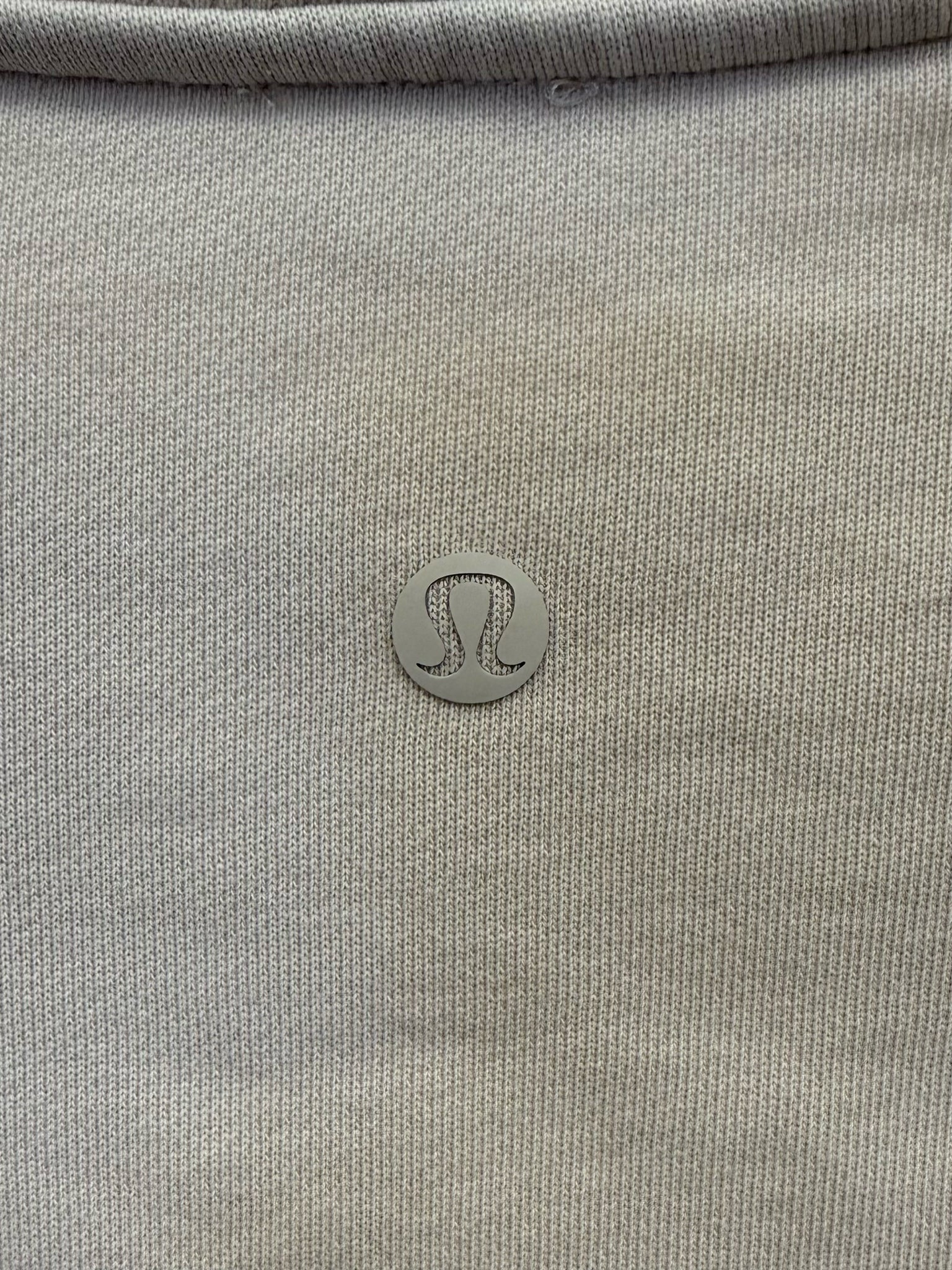 Pre-owned Lululemon Tan Size M Short Sleeve Sweatshirt