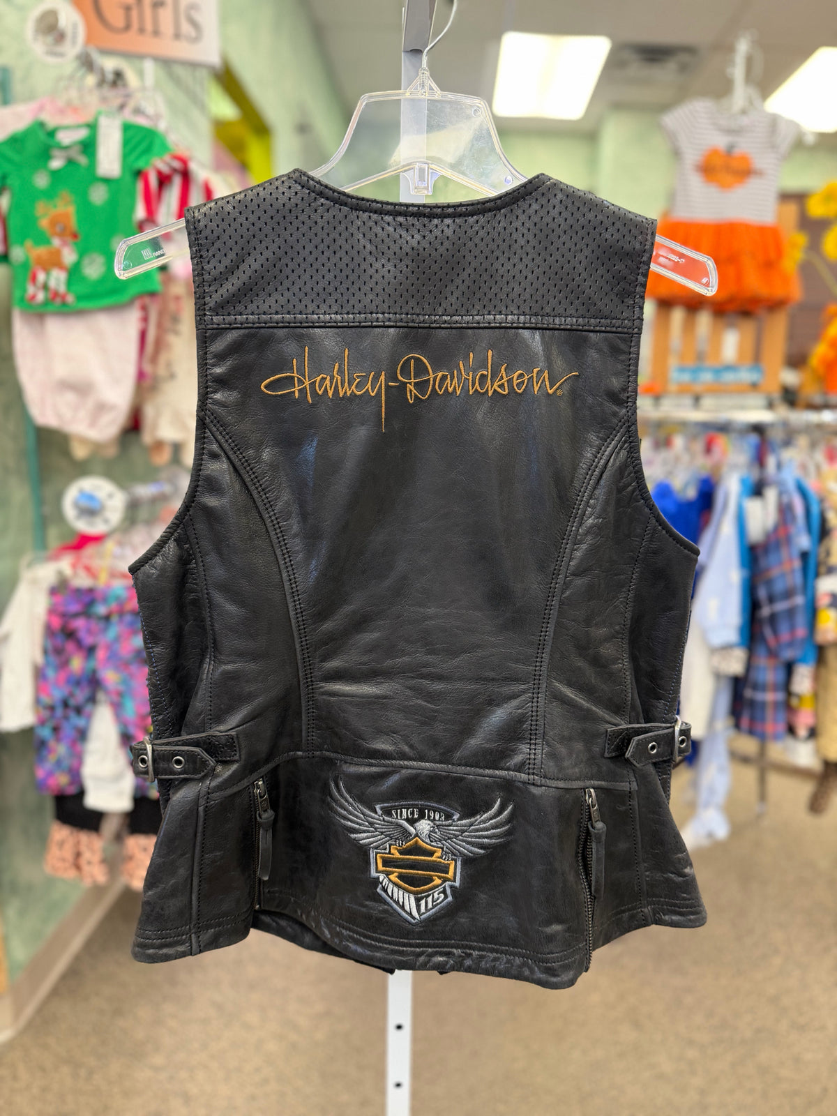 New with Tag Harley Davidson Black Size* L Designer Vest