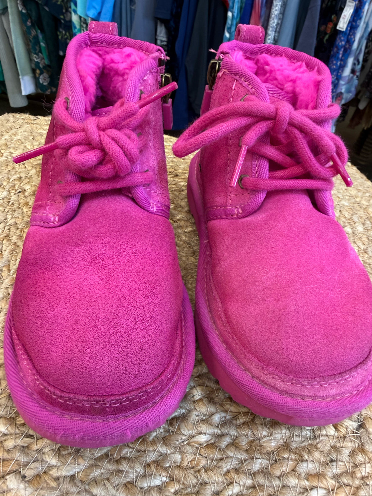 Pre-owned UGG Hot pink Shoe Size 12 Girls Boot