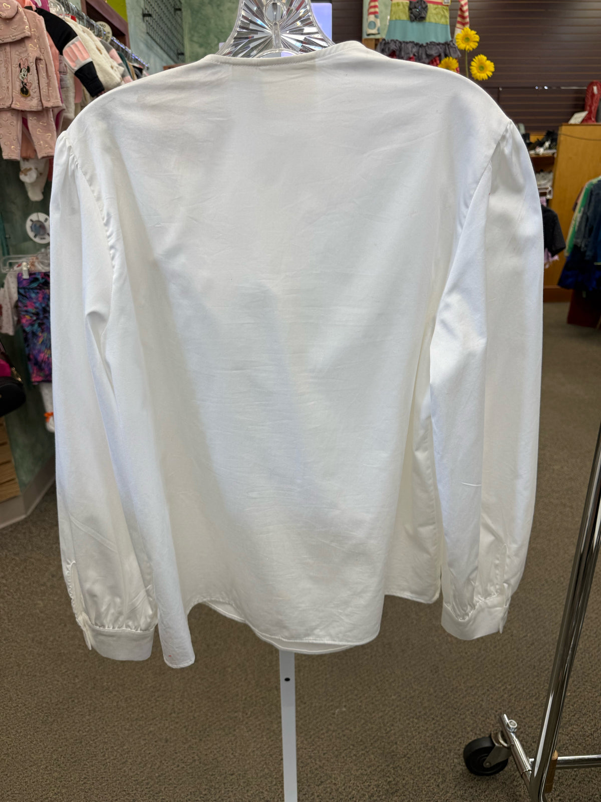 Pre-owned MAEVE*ANTHROPOLOGY White Size: L Long Sleeve Blouse