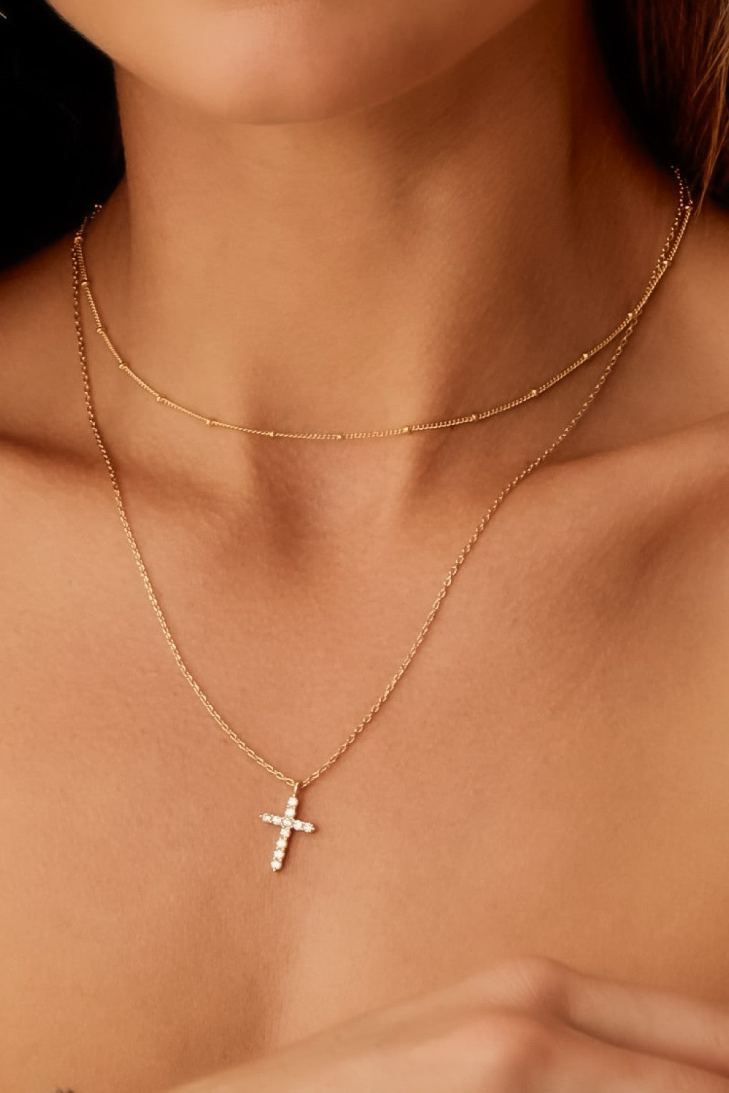 New MIA Gold Stainless Steel Necklace