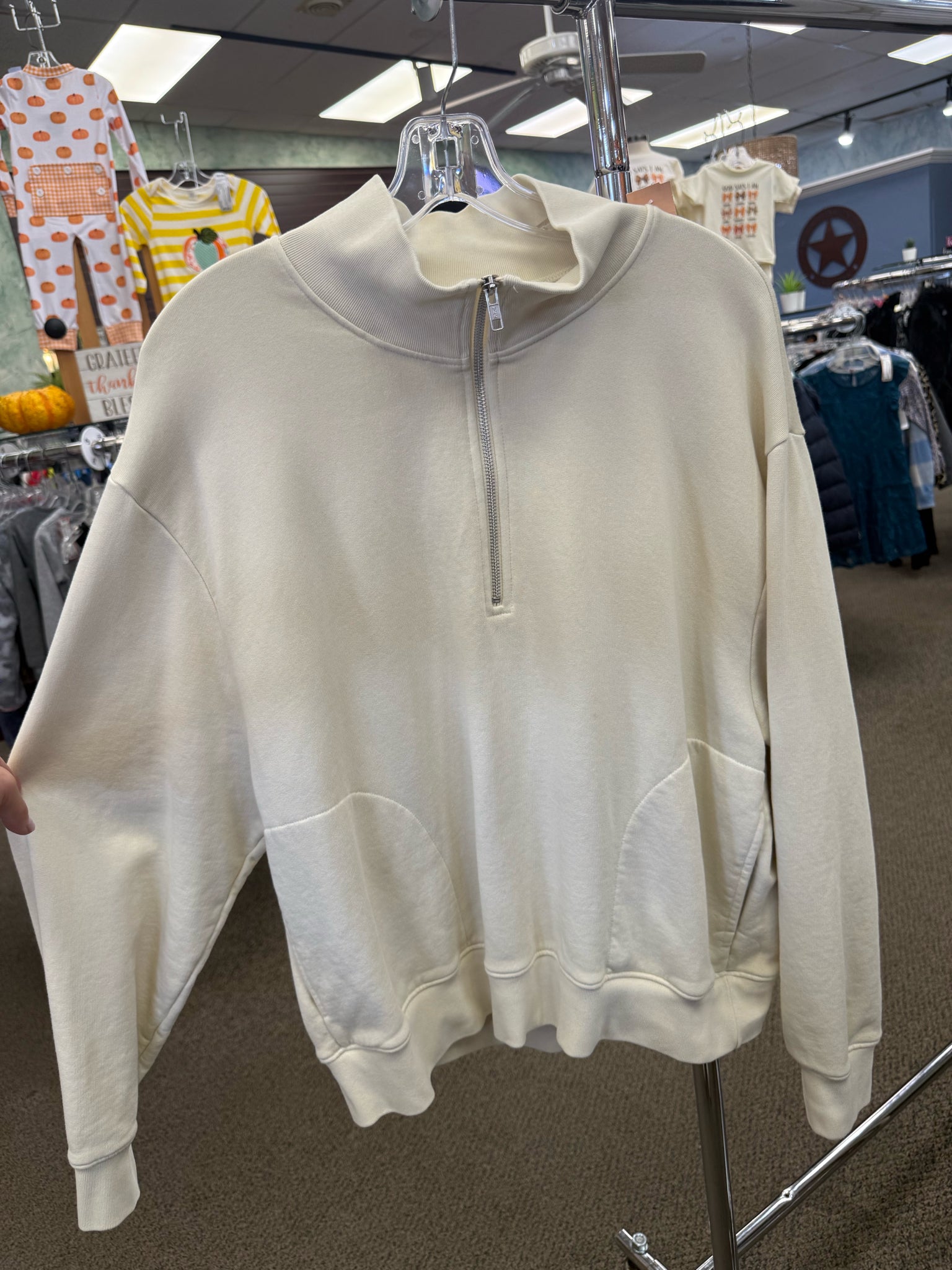 Pre-owned MATE Off white Size L Long Sleeve Pullover