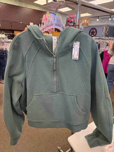 Pre-owned Lululemon Teal Designer Hoodie