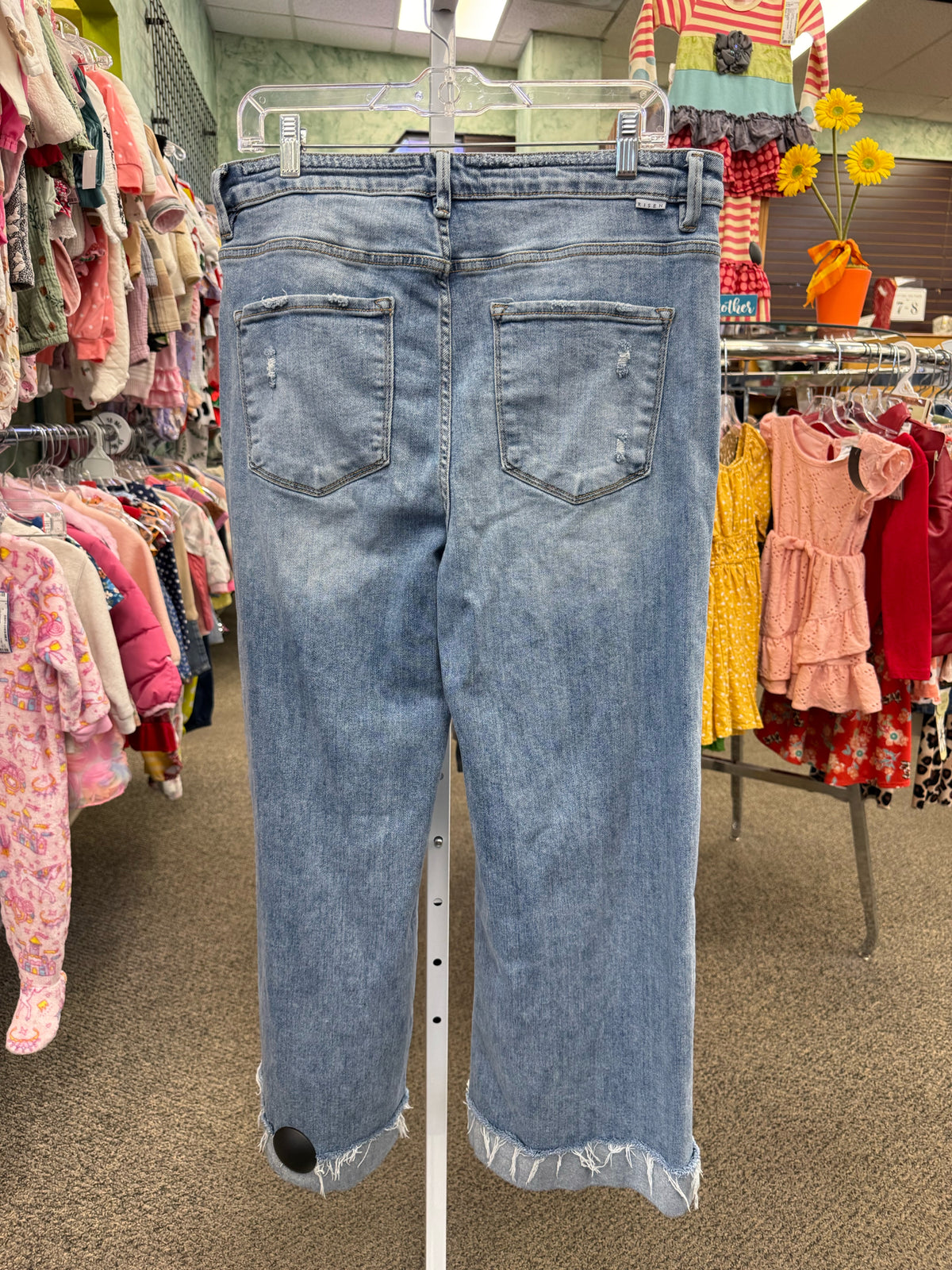 Pre-owned Risen LIGHT BLUE DENIM Size: 12 Jean