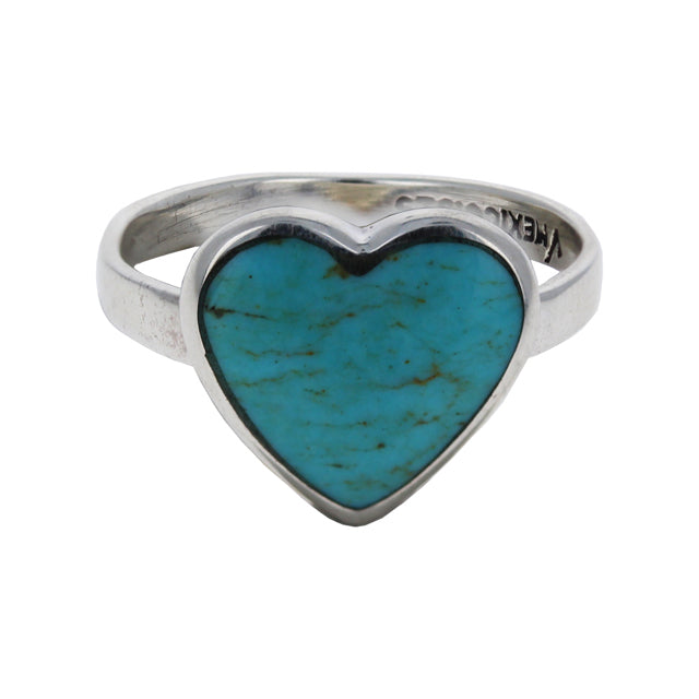 New STERLING SILVER Turquoise Ring Size 6 Ring