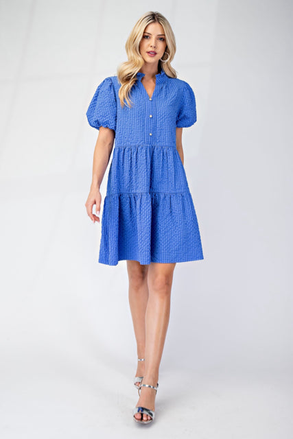 New GIGI Royal Blue Size Small Short Sleeve Dress