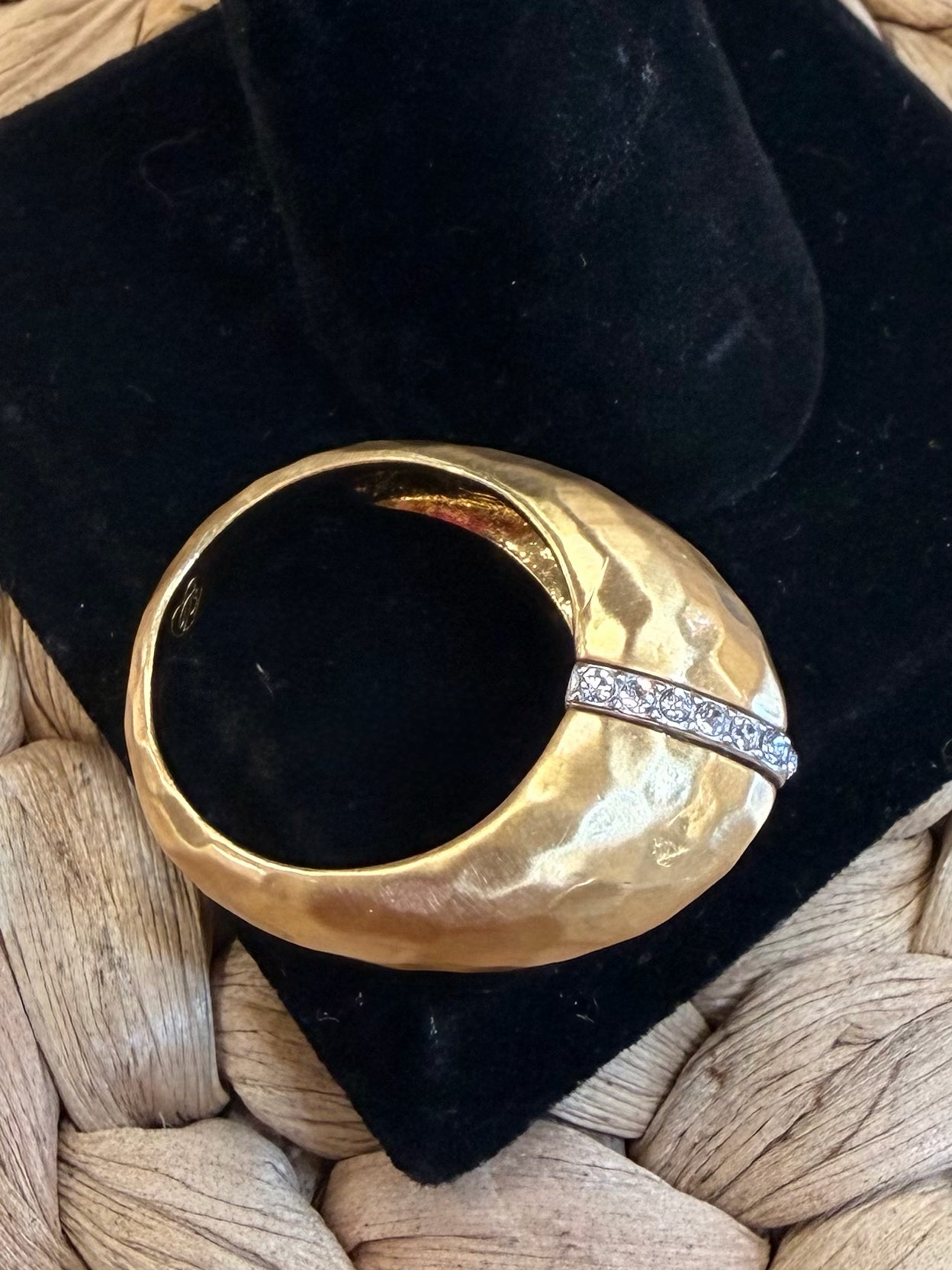 Pre-owned BRIGHTON Gold Ring Size 7 Designer Ring