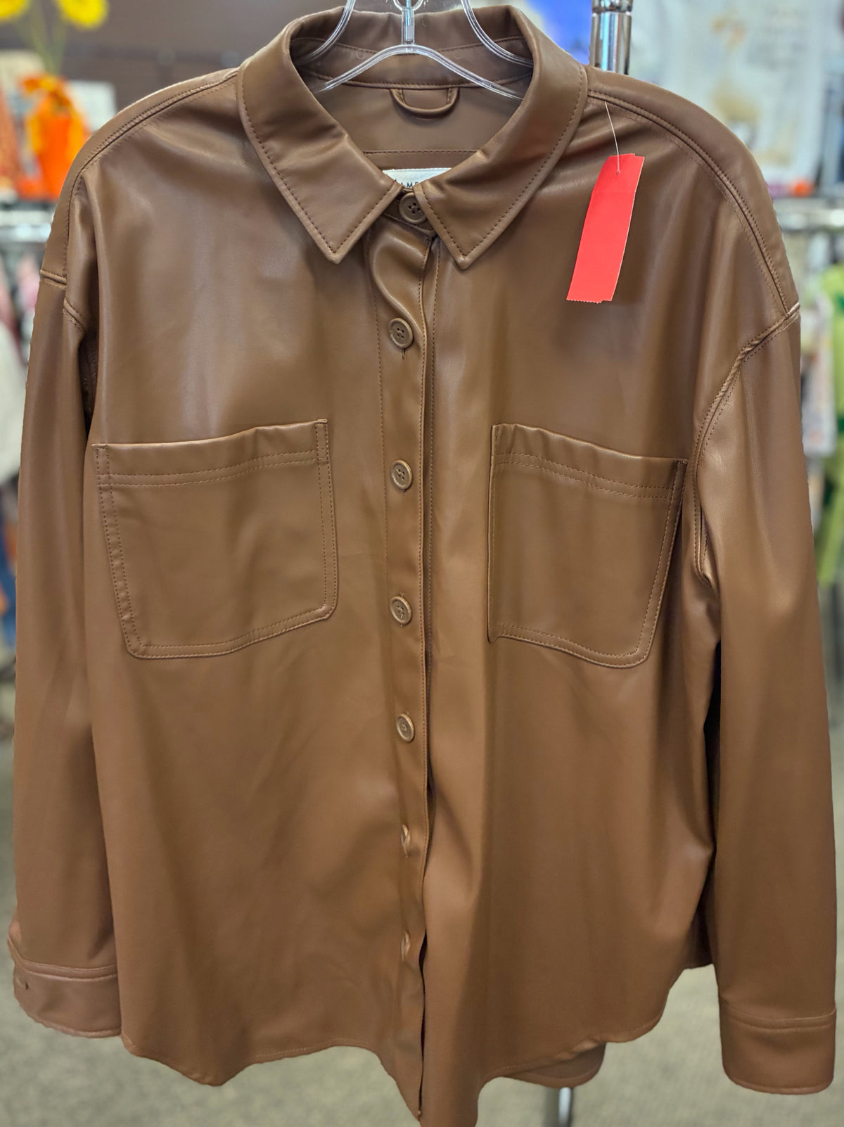Pre-owned AMERICAN EAGLE Brown Size M Long Sleeve Shacket