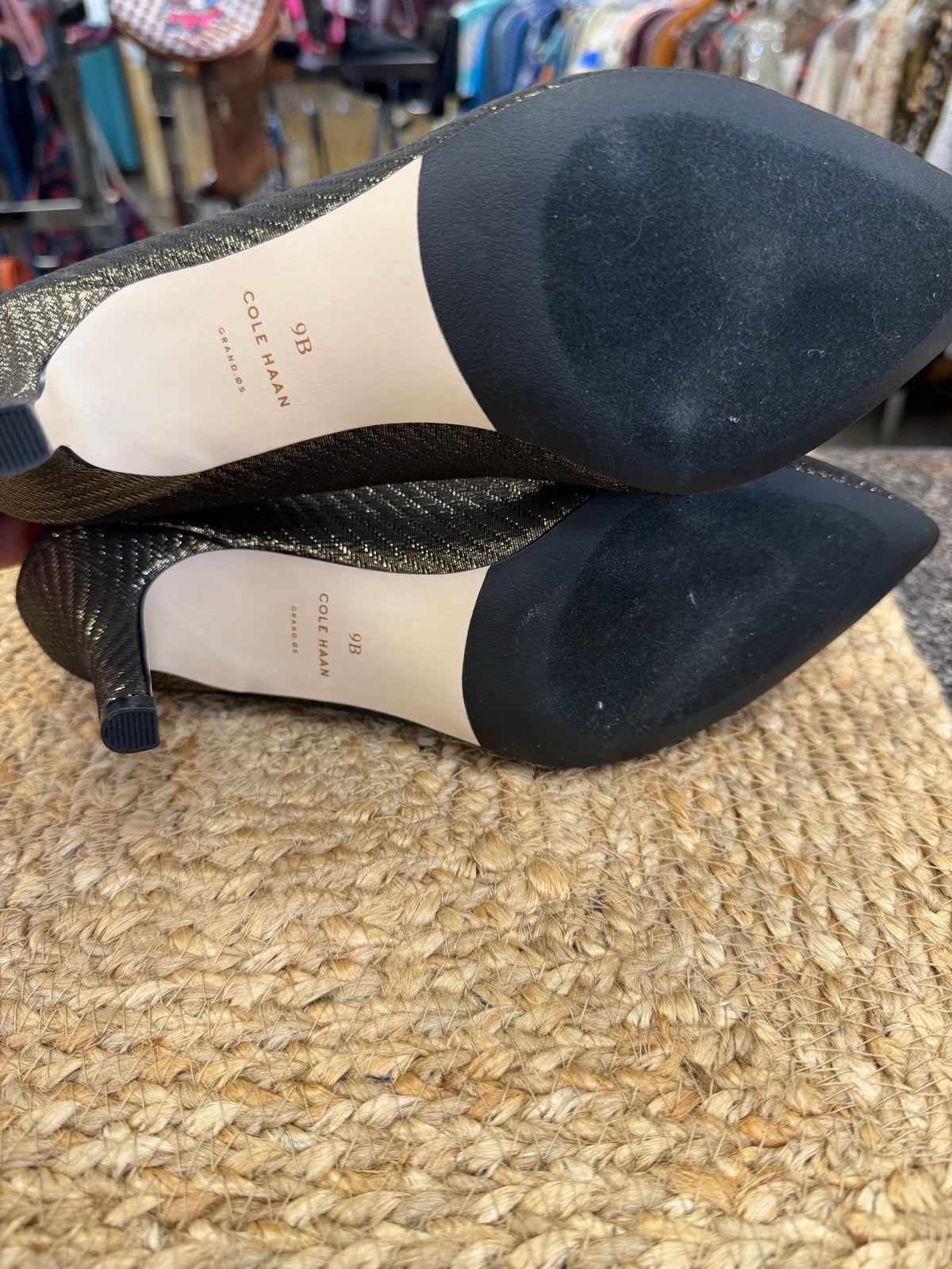 Pre-owned COLE HAAN Bronze Size 9 Heel