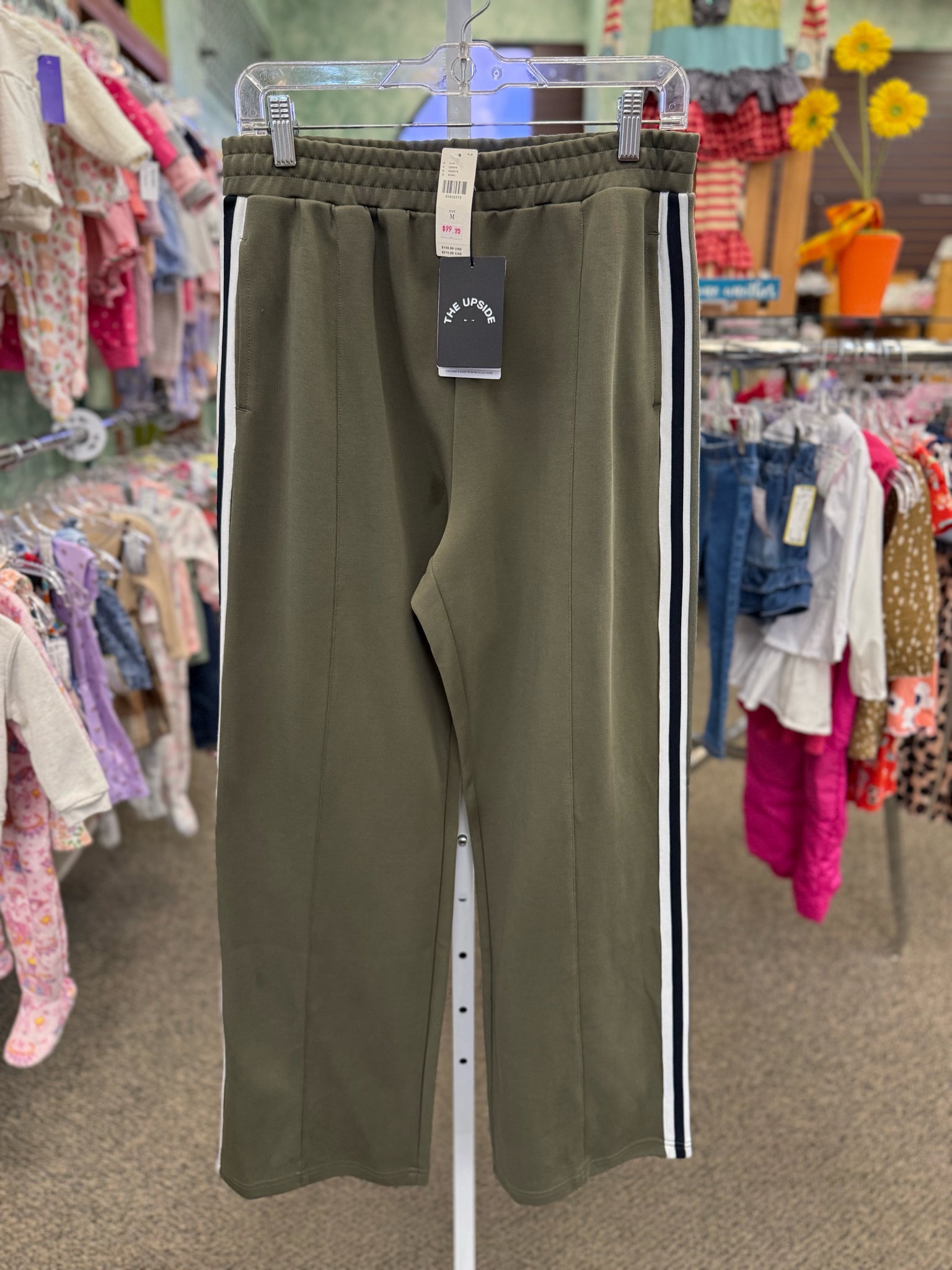 New with Tag Upside Olive White Trim # SIZE 11 Sweatpants