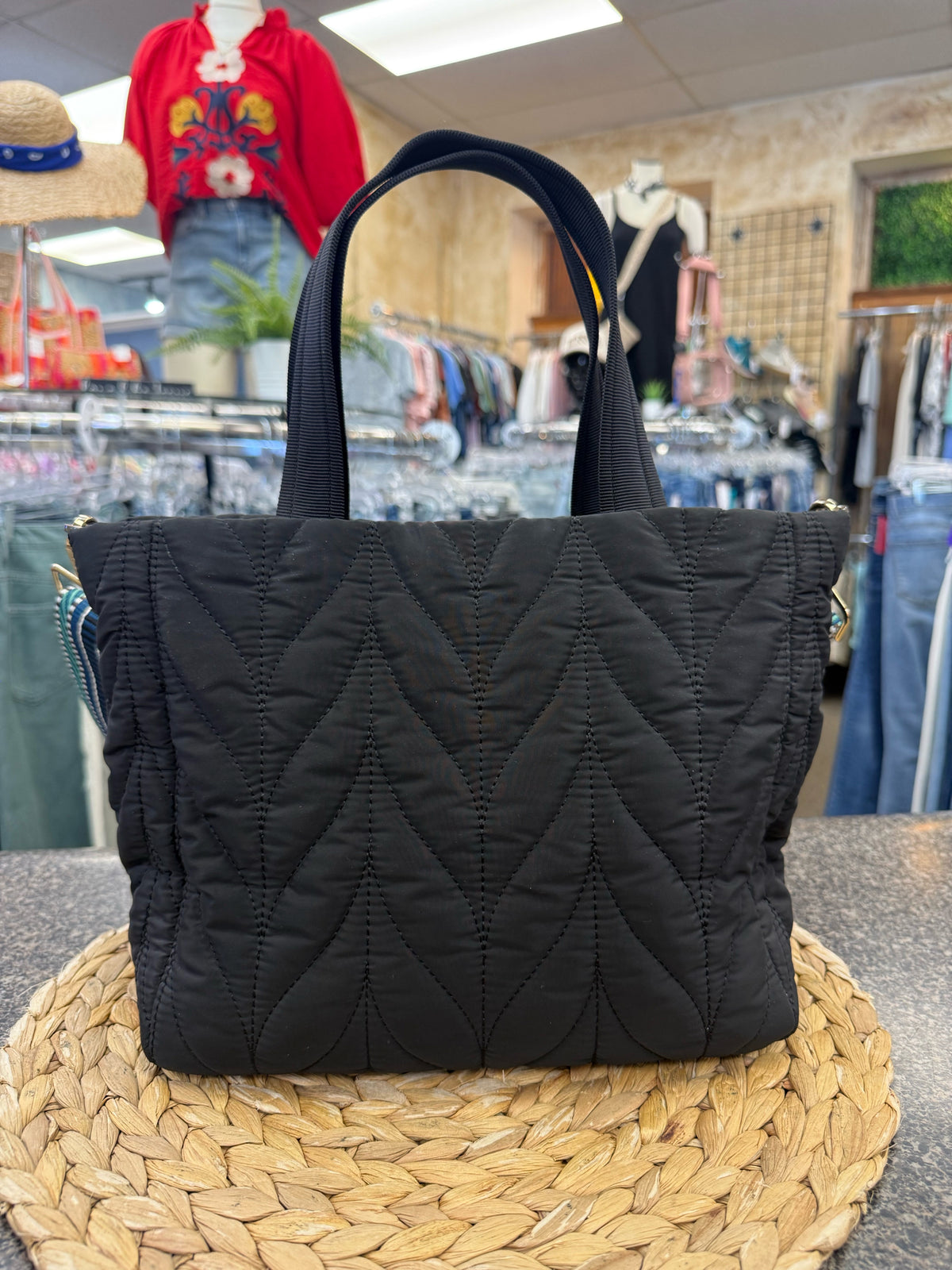 Pre-owned KATE SPADE Black Shoulder Designer Purse