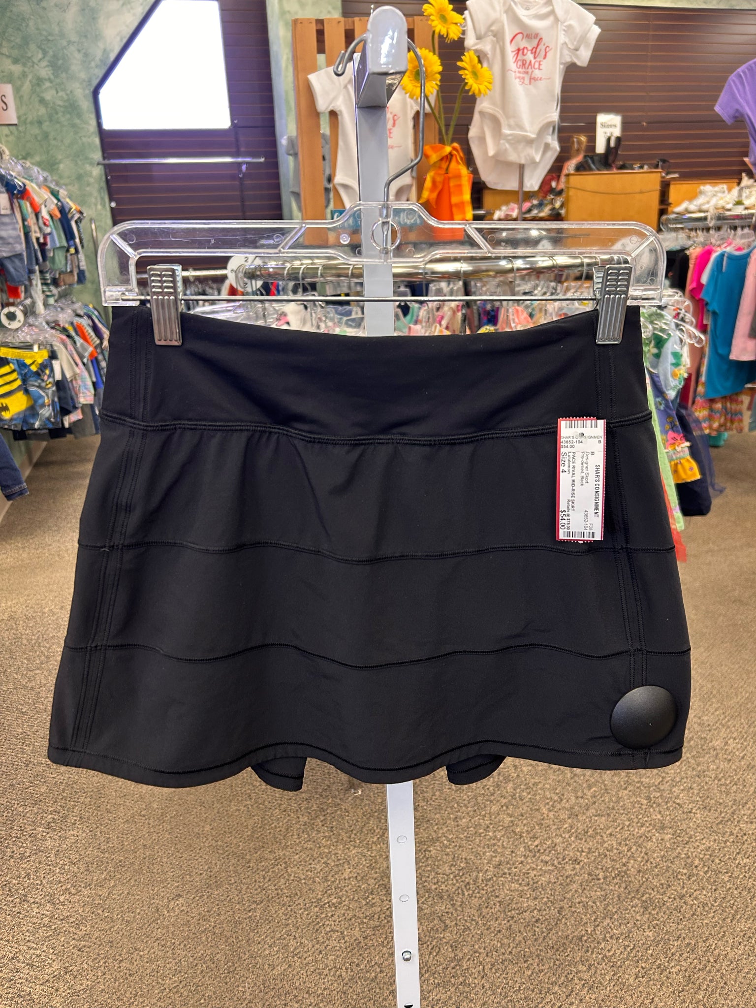 Pre-owned Lululemon Black Size: 4 Designer Skort