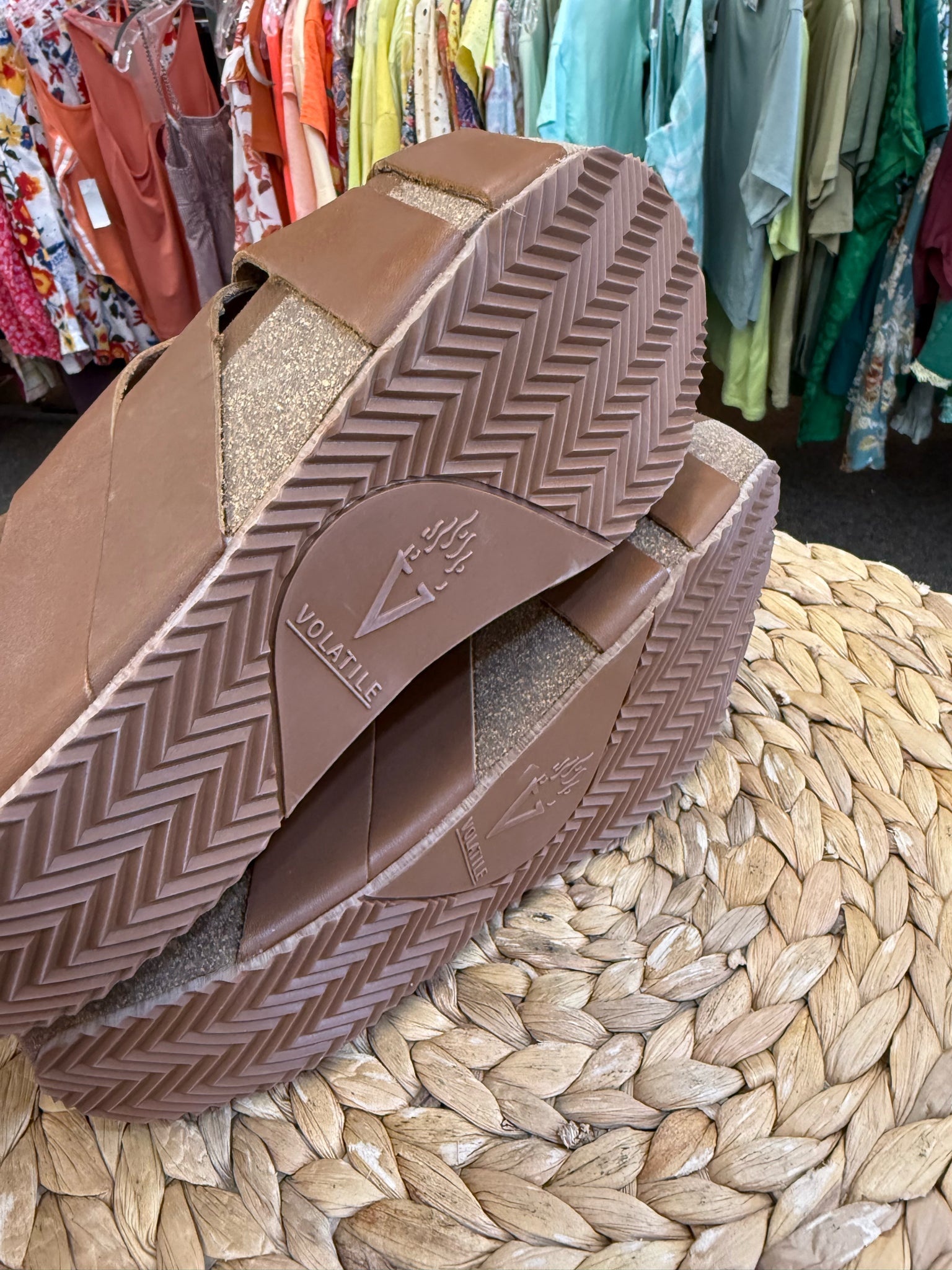 Pre-owned VOLATILE Brown Size 8 Sandal