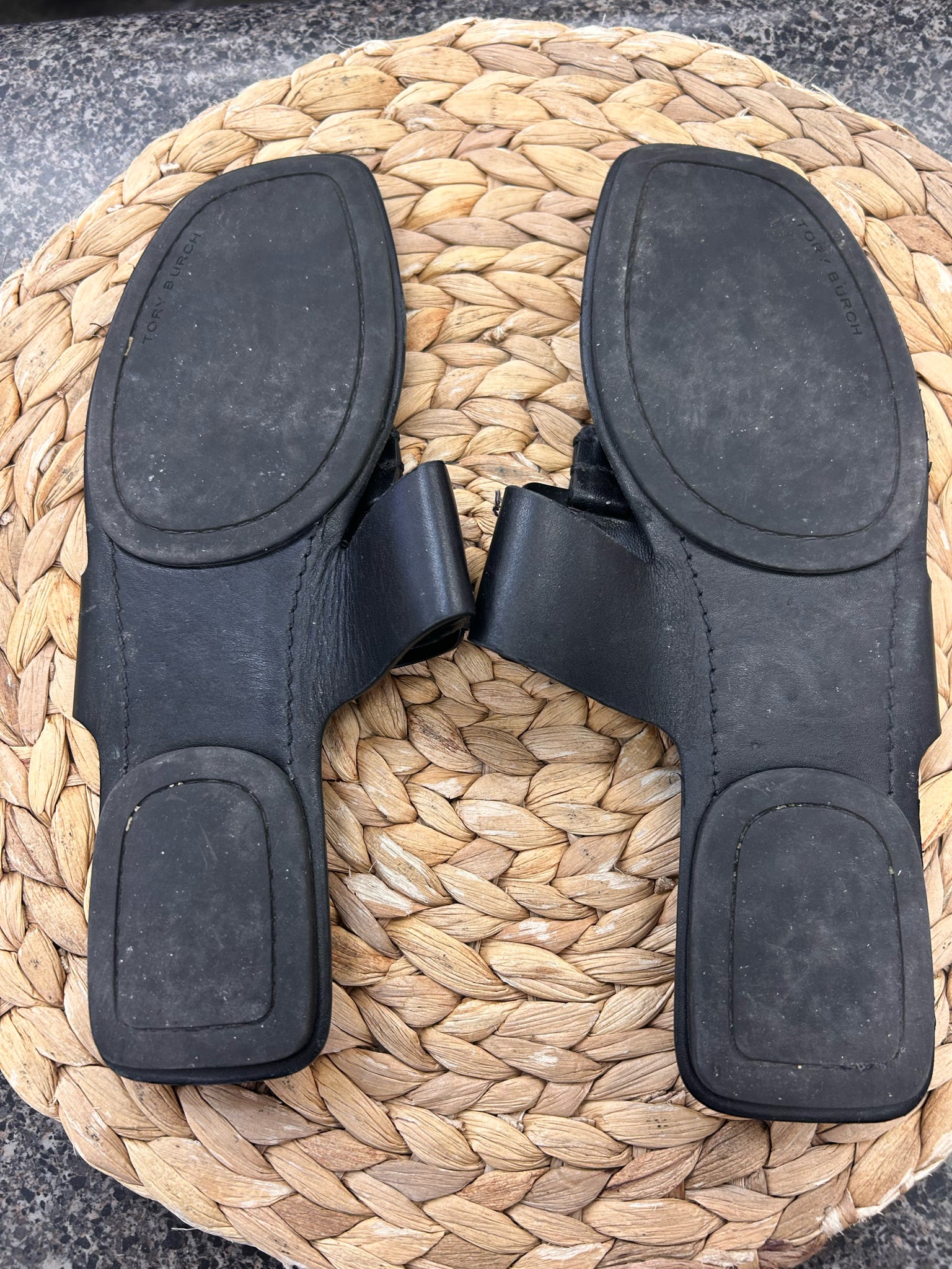 Pre-owned TORY BURCH Black Size 9 Designer Sandal