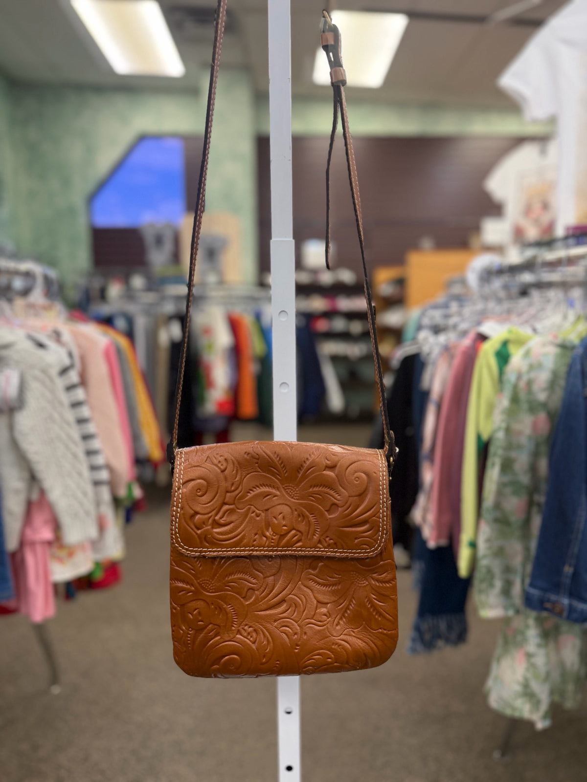 Pre-owned PATRICIA NASH Brown Crossbody Designer Purse