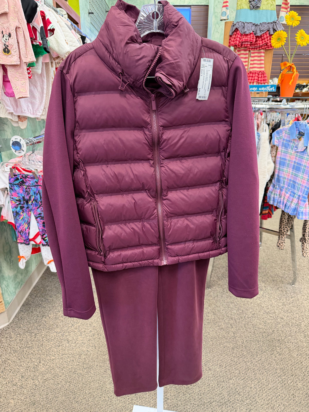 Pre-owned Chico's Maroon Size: S Long Sleeve Designer Jacket
