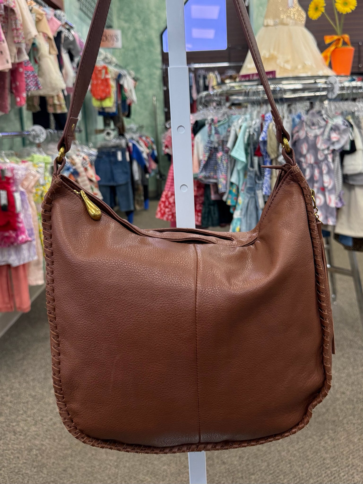 Pre-owned HOBO Brown Shoulder Designer Purse