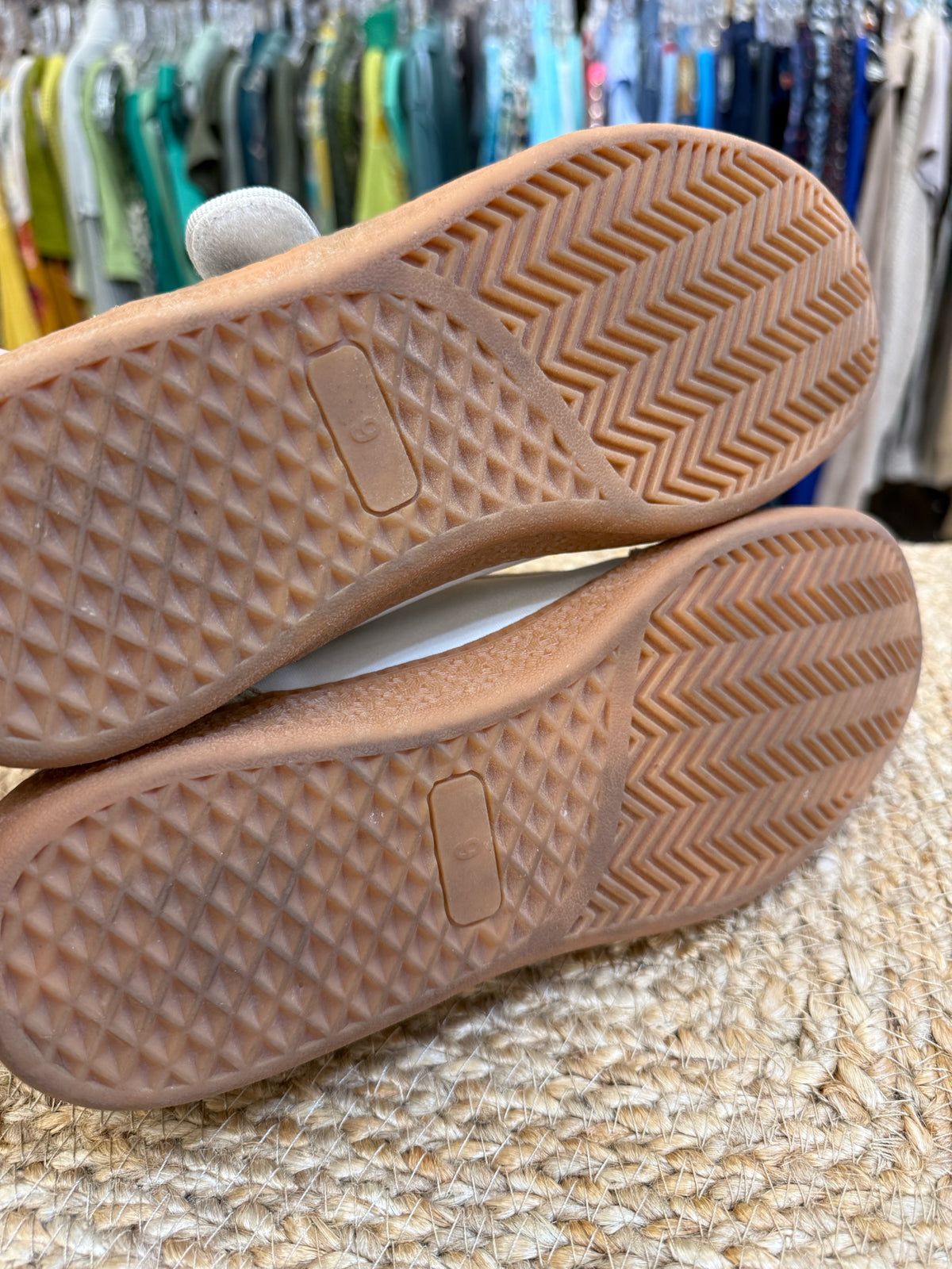 Pre-owned Hey Girl Tan Brown Print Size 9 Shoe