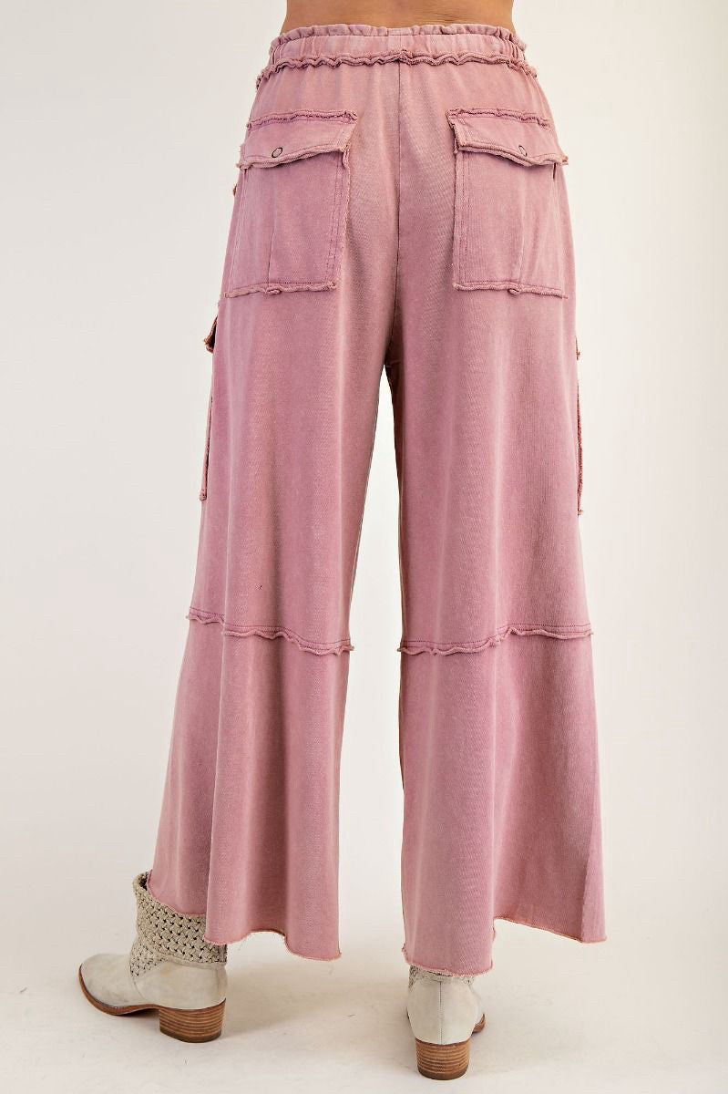 New EASEL Faded Plum Size Large Pants