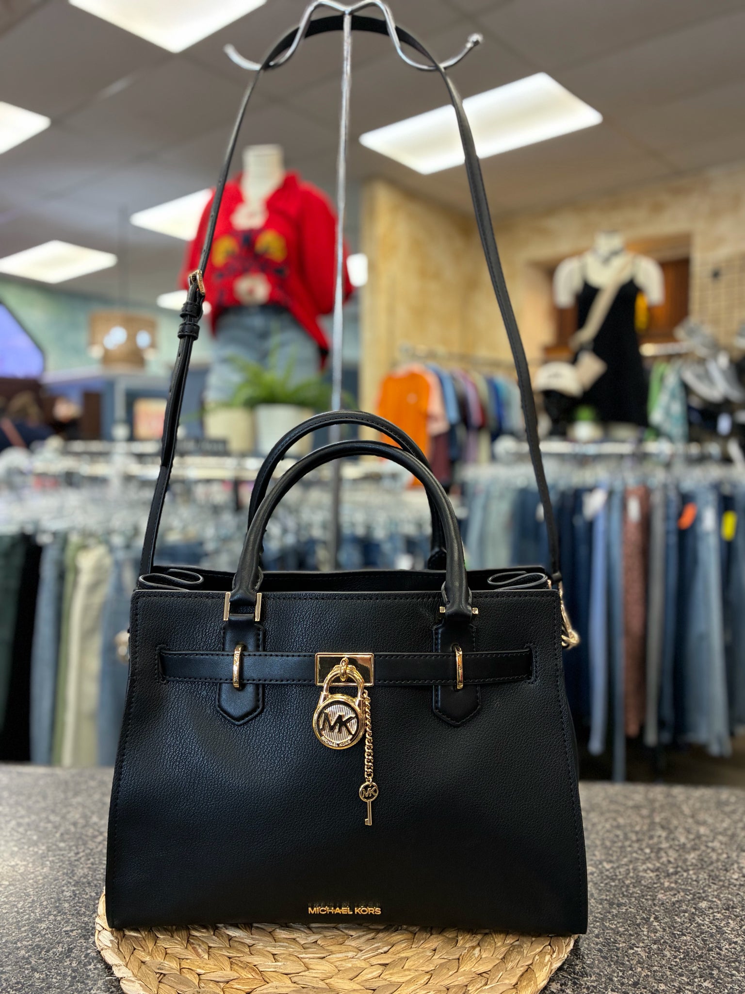 Pre-owned MICHAEL KORS Black Crossbody Designer Purse