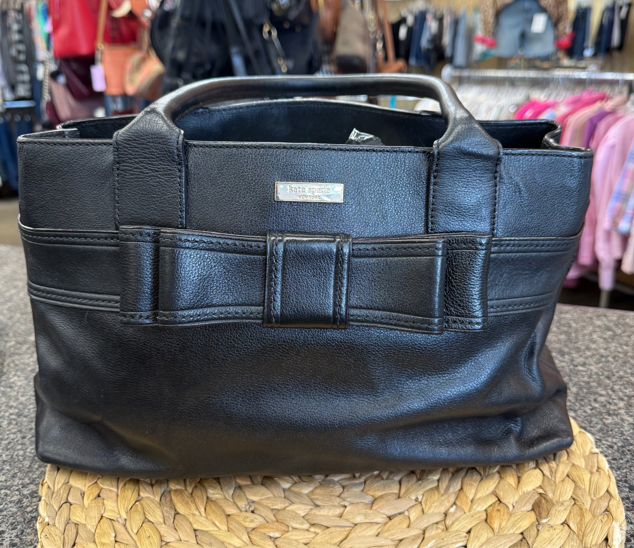 Pre-owned KATE SPADE Black Shoulder Designer Purse