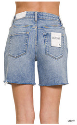 New Zenana Blue Jean Size Small Shorts