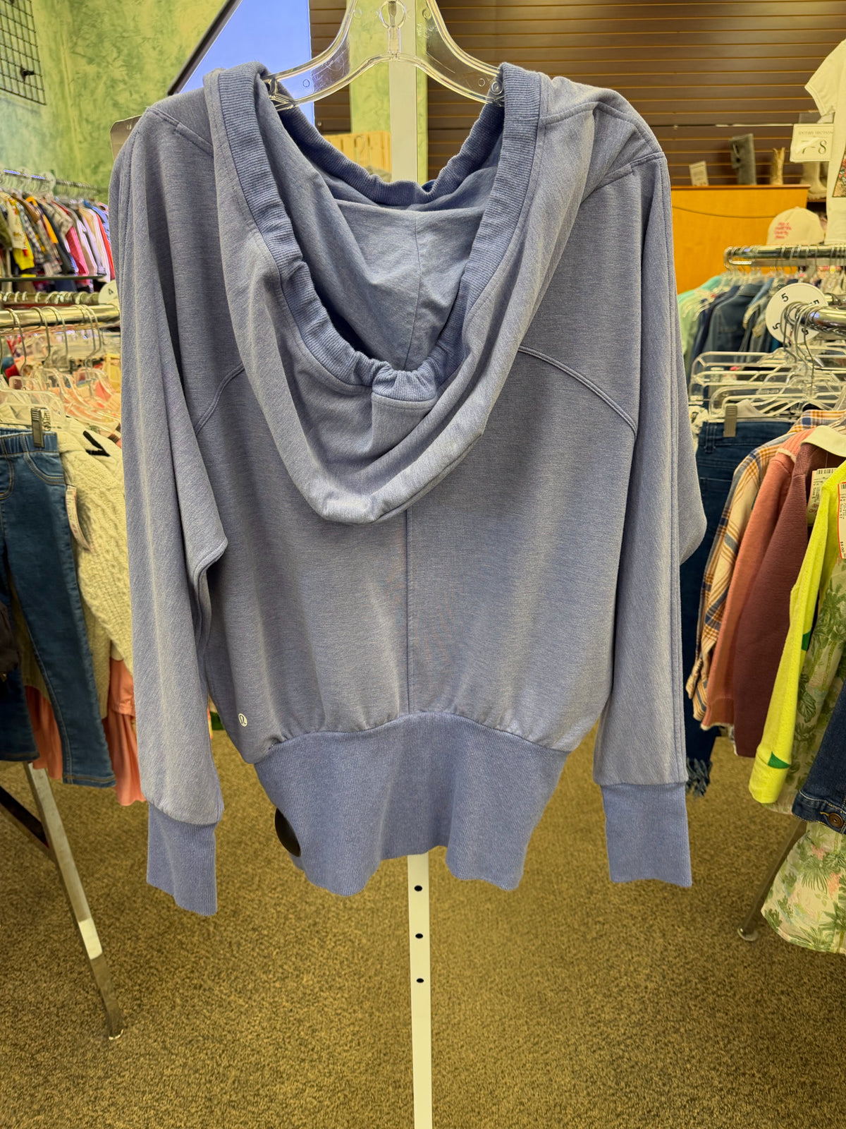 Pre-owned Lululemon Blue Size: S Long Sleeve Designer Pullover