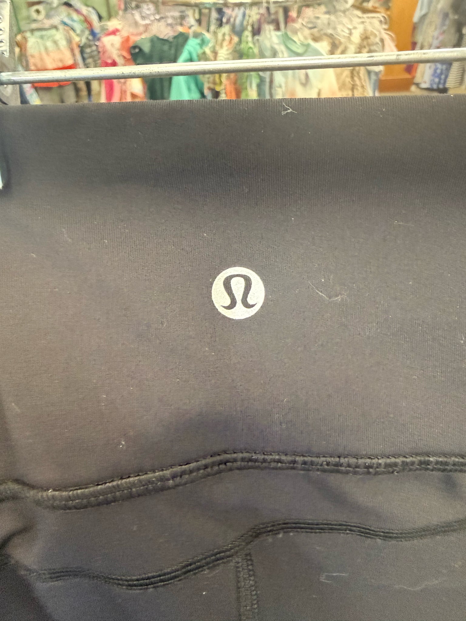 Pre-owned Lululemon Black Size: 6 Designer Legging