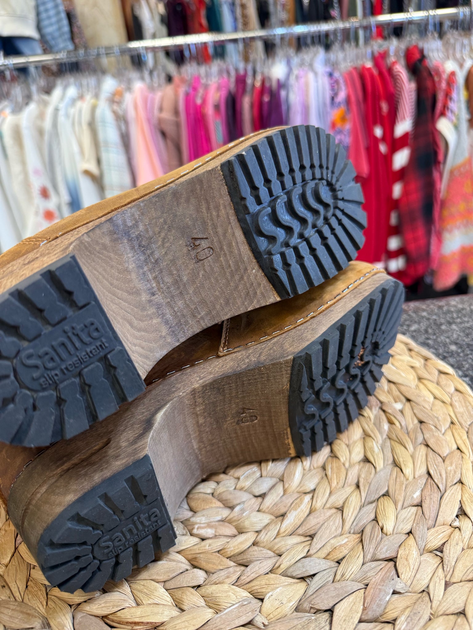 Pre-owned SANITA Brown Size 9 Designer Boot