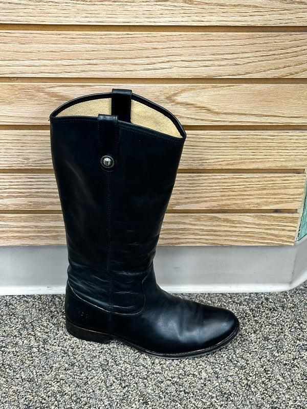 Pre-owned FRYE Black Size 8.5 Designer Boot