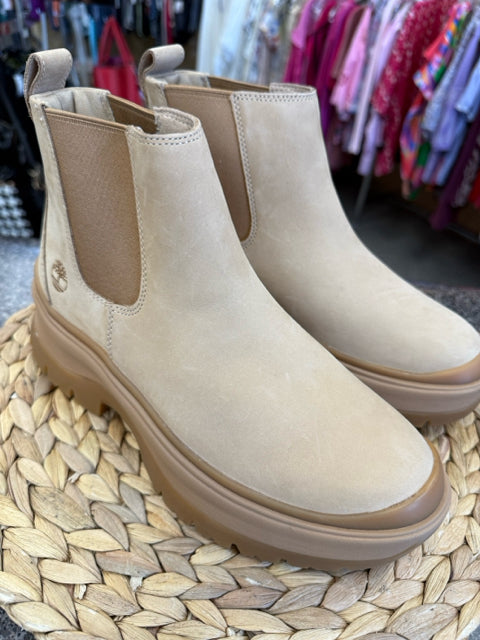 New  Without Tag TIMBERLAND Tan Size 7.5 Designer Bootie