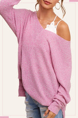 New La Miel Pink Size S Long Sleeve Sweater